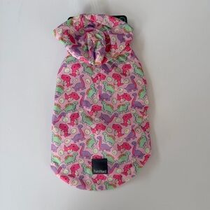 FuzzYard Dinosaur Print Dog Hoodie size 1 NWT